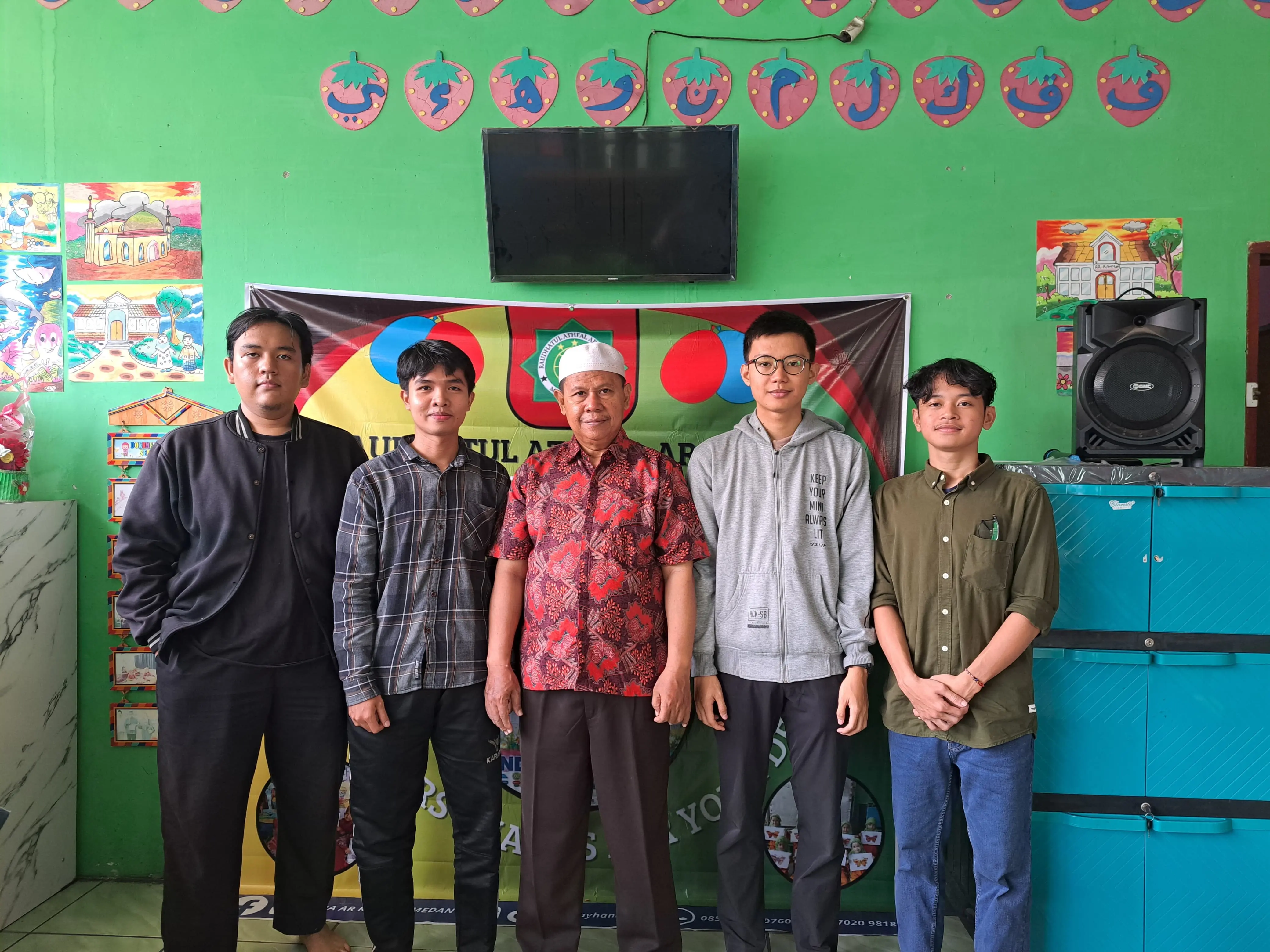 Kunjungan Mahasiswa TRPL-4C dari Politeknik Negeri Medan ke RA Ar-Rayhan